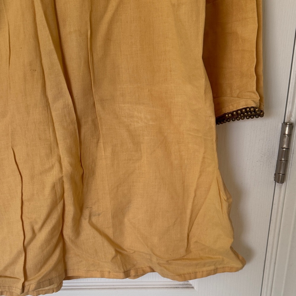 🌸Ladies Mustard Embroidered Tunic Top - Picture 5 of 12
